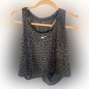 NWOT Nike Women's Dri-Fit One Slim Fit  Leopard Printed Tank Top, SZ XL